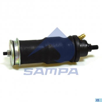 3 699 р. Амортизатор SCANIA 4 series кабины задний с пневмоподушкой 1435856+1476415 SAMPA SAMPA 040.180-01  с доставкой в г. Керчь. Увеличить фотографию 1