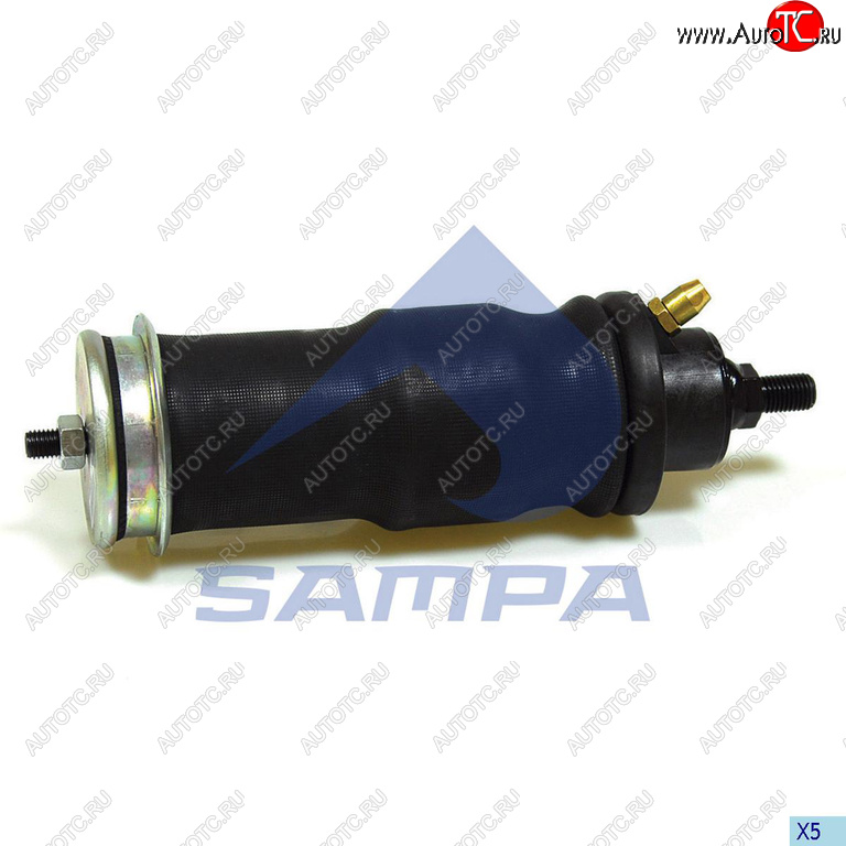3 699 р. Амортизатор SCANIA 4 series кабины задний с пневмоподушкой 1435856+1476415 SAMPA SAMPA 040.180-01  с доставкой в г. Керчь