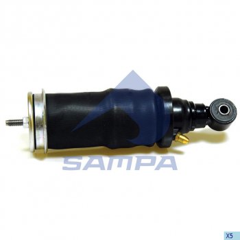 3 399 р. Амортизатор SCANIA кабины (пневмо) (230335 OI) в сборе SAMPA SAMPA 040.185-01  с доставкой в г. Керчь. Увеличить фотографию 1