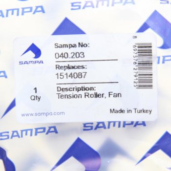 879 р. Ролик приводного ремня SCANIA 4 series натяжителя SAMPA SAMPA 040.203  с доставкой в г. Керчь. Увеличить фотографию 2