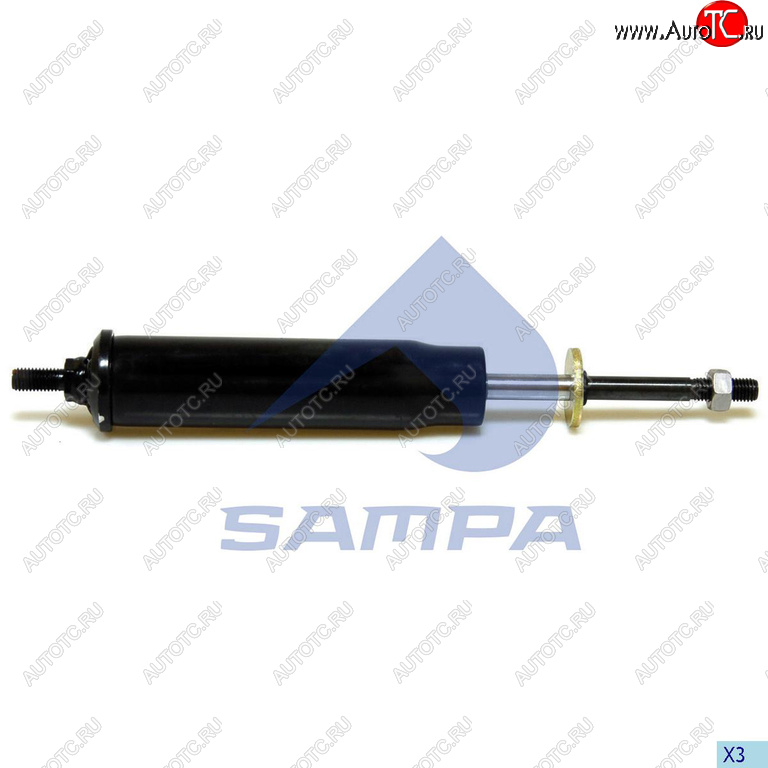 1 579 р. Амортизатор SCANIA 4 кабины передний (204303;45;1293;1225; I  I ) SAMPA SAMPA 040.216-01  с доставкой в г. Керчь