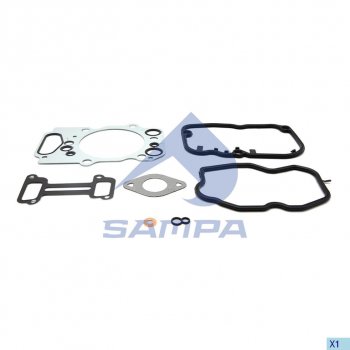 2 279 р. Прокладка двигателя SCANIA P,G,R,T series дв. DC13.103 комплект на одну ГБЦ SAMPA SAMPA 040.779  с доставкой в г. Керчь. Увеличить фотографию 1