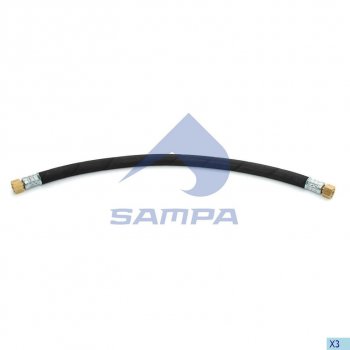 1 799 р. Шланг тормозной SCANIA P,G,R,T series SAMPA SAMPA 041.193  с доставкой в г. Керчь. Увеличить фотографию 1