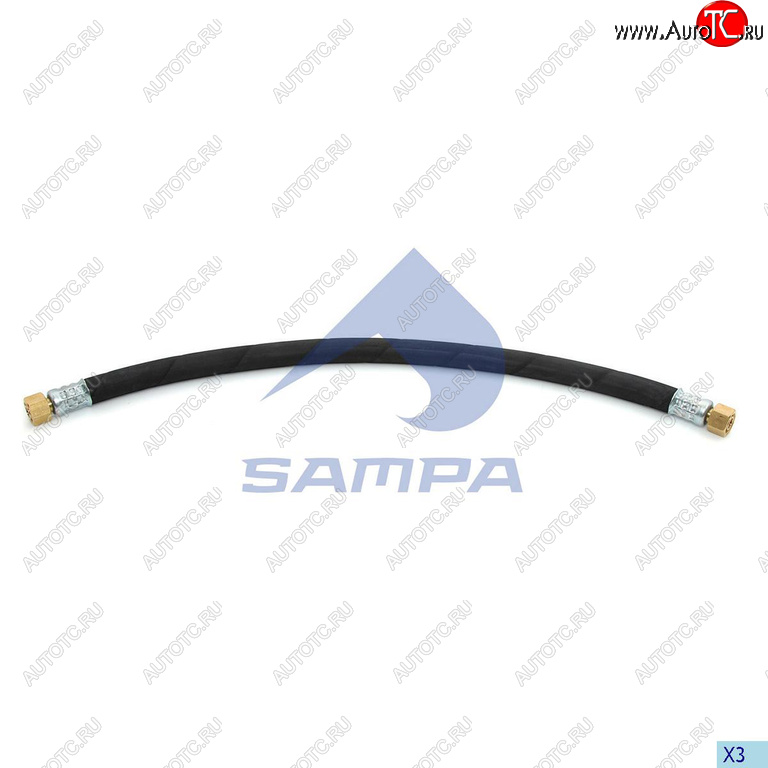 1 799 р. Шланг тормозной SCANIA P,G,R,T series SAMPA SAMPA 041.193  с доставкой в г. Керчь