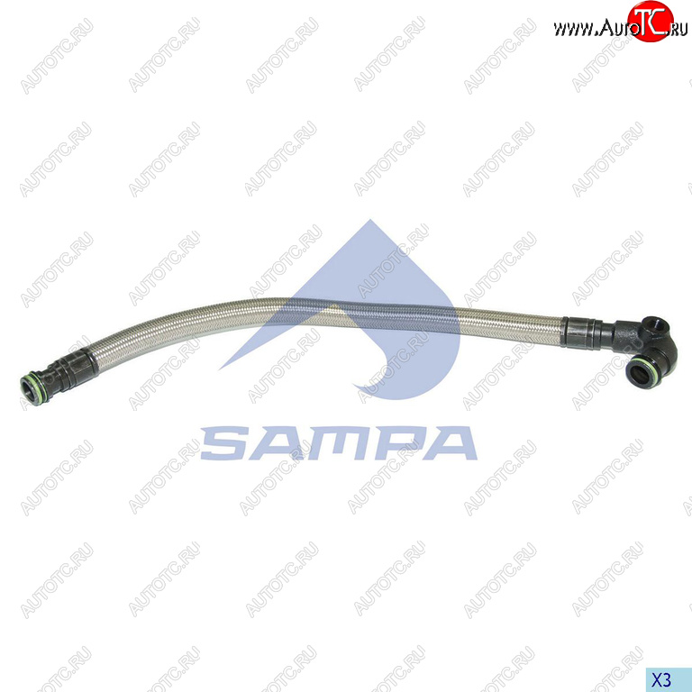 11 549 р. Патрубок SCANIA системы охлаждения ретардера SAMPA SAMPA 041.208  с доставкой в г. Керчь