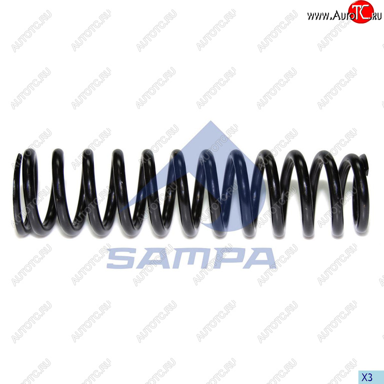 979 р. Пружина SCANIA амортизатора кабины SAMPA SAMPA 041.284  с доставкой в г. Керчь