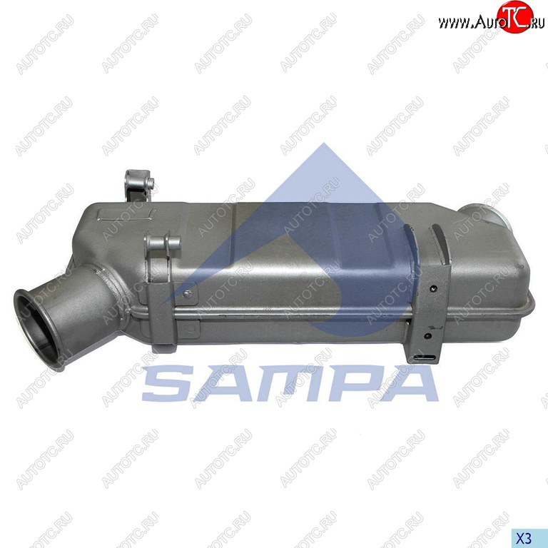 11 849 р. Глушитель SCANIA P,R,T series SAMPA SAMPA 041.380  с доставкой в г. Керчь