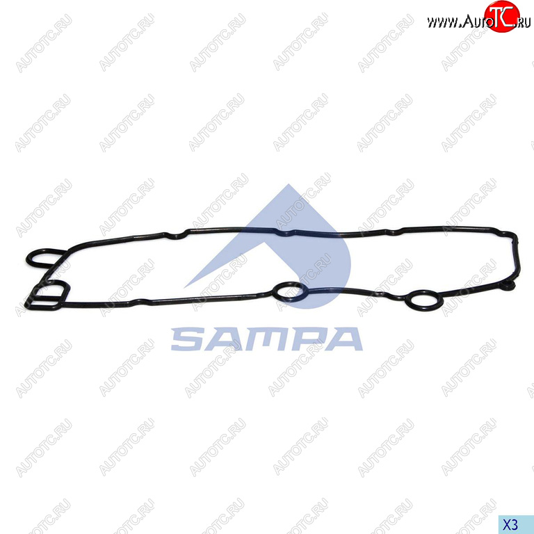 299 р. Прокладка SCANIA 4,P,G,R,T series масляного теплообменника SAMPA SAMPA 041.451  с доставкой в г. Керчь