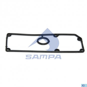 166 р. Прокладка SCANIA P,G,R,T series дв.DC9,11,DC,DT12 крышки маслоочистителя SAMPA SAMPA 041.453  с доставкой в г. Керчь. Увеличить фотографию 1