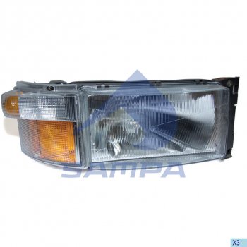 5 899 р. Фара SCANIA 4 series правая SAMPA SAMPA 042.057  с доставкой в г. Керчь. Увеличить фотографию 1