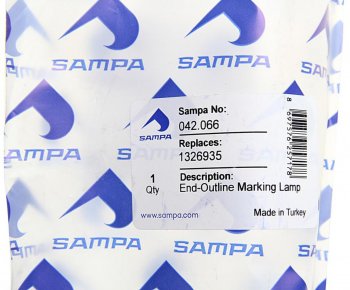 449 р. Фонарь габаритный SCANIA 4 series на крышу (белый) SAMPA SAMPA 042.066  с доставкой в г. Керчь. Увеличить фотографию 4