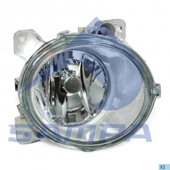 2 779 р. Фара противотуманная SCANIA 4,P,G,R,T series левая наружная SAMPA SAMPA 042.074  с доставкой в г. Керчь. Увеличить фотографию 1