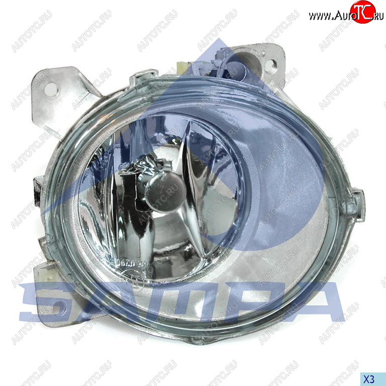 2 779 р. Фара противотуманная SCANIA 4,P,G,R,T series левая наружная SAMPA SAMPA 042.074  с доставкой в г. Керчь