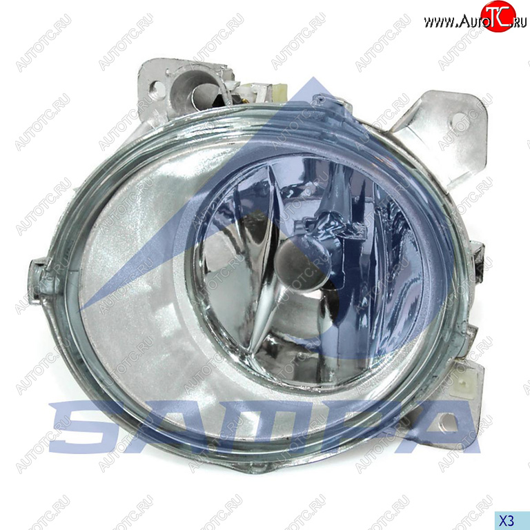 2 259 р. Фара противотуманная SCANIA 4,P,G,R,T series правая наружная SAMPA SAMPA 042.075  с доставкой в г. Керчь