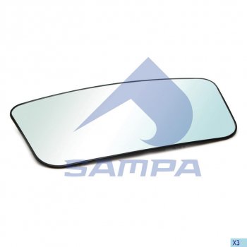 1 779 р. Элемент зеркальный SCANIA 124,144,P,R,T series с подогревом SAMPA SAMPA 042.105  с доставкой в г. Керчь. Увеличить фотографию 1
