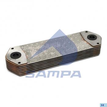 13 999 р. Радиатор масляный SCANIA P,G,R,T,4 series дв.D16.03 SAMPA SAMPA 043.079  с доставкой в г. Керчь. Увеличить фотографию 1