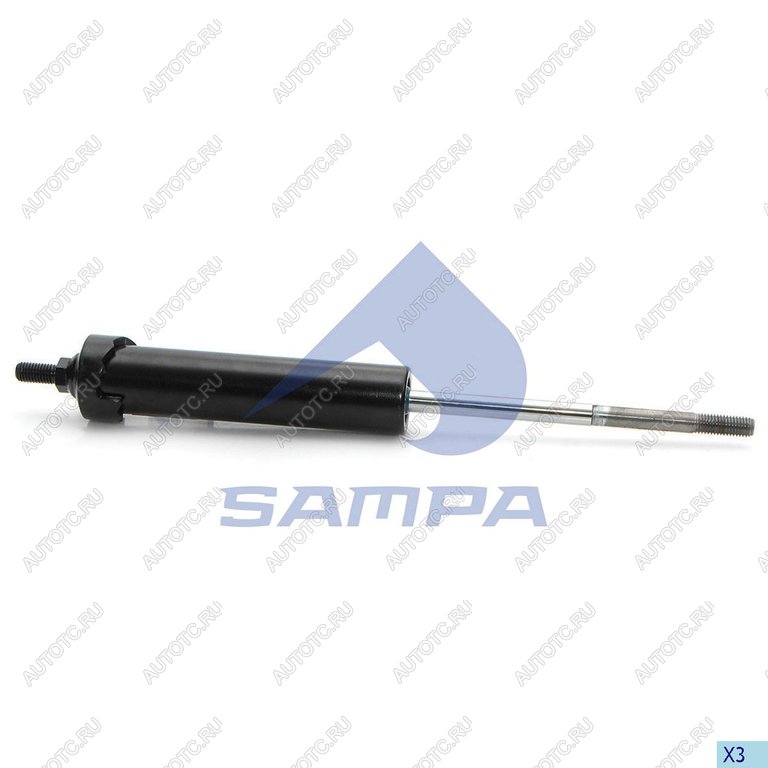 1 339 р. Амортизатор SCANIA 4,P,R,T series кабины передний (II) SAMPA SAMPA 043.119-01  с доставкой в г. Керчь