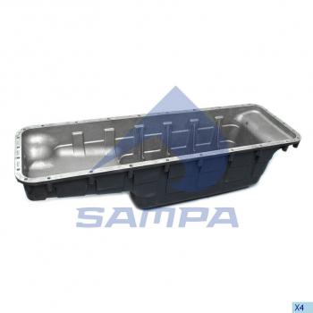 51 999 р. Поддон масляный SCANIA 4 series картера двигателя SAMPA SAMPA 043.132  с доставкой в г. Керчь. Увеличить фотографию 1