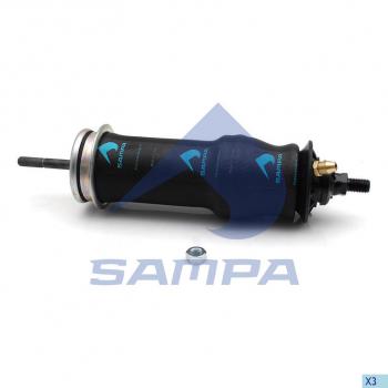 2 439 р. Амортизатор SCANIA кабины (пневмо) (212304 II) в сборе SAMPA SAMPA 043.144-01  с доставкой в г. Керчь. Увеличить фотографию 1