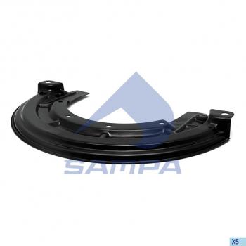 2 299 р. Щиток SCANIA барабана тормозного пылезащитный (на сторону) SAMPA SAMPA 043.217sd  с доставкой в г. Керчь. Увеличить фотографию 1