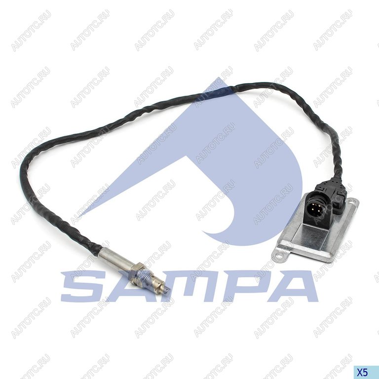 21 399 р. Датчик SCANIA катализатора NOX оксида азота в сборе с блоком (ЕВРО-5) SAMPA SAMPA 043.377  с доставкой в г. Керчь