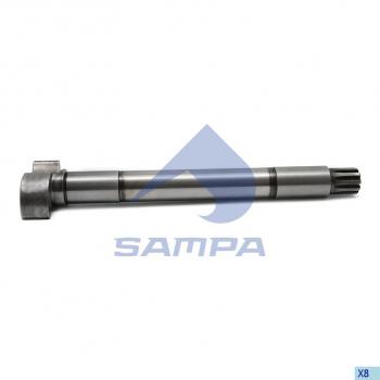 3 499 р. Вал SCANIA 3,4 series тормозной задний левый SAMPA SAMPA 044.125  с доставкой в г. Керчь. Увеличить фотографию 1