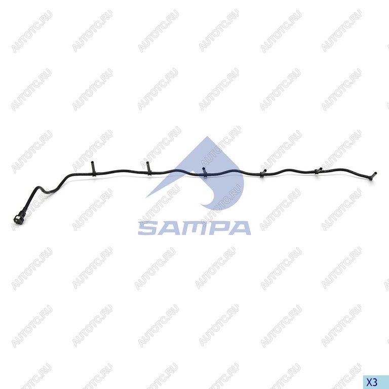 2 759 р. Трубка SCANIA P,G,R,T series системы охлаждения (для прокачки) SAMPA SAMPA 044.173  с доставкой в г. Керчь