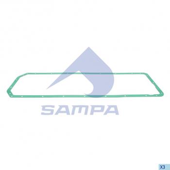 989 р. Прокладка SCANIA 4,G,P,R,T поддона масляного SAMPA SAMPA 044.395  с доставкой в г. Керчь. Увеличить фотографию 1