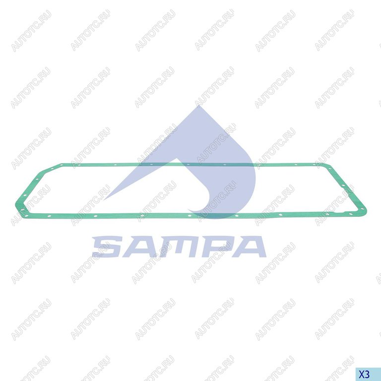 989 р. Прокладка SCANIA 4,G,P,R,T поддона масляного SAMPA SAMPA 044.395  с доставкой в г. Керчь