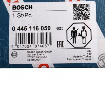 29 999 р. Форсунка FIAT Ducato (02-) IVECO Daily (02-) топливная (дизель) BOSCH BOSCH 0445116059  с доставкой в г. Керчь. Увеличить фотографию 6