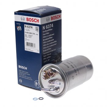 Фильтр топливный VW AUDI A4 (00-08) SKODA (1.9/2.0 TDI) FIAT Punto (94-99) (1.7 TD) BOSCH BOSCH 0450906374 BOSCH 0450906374
