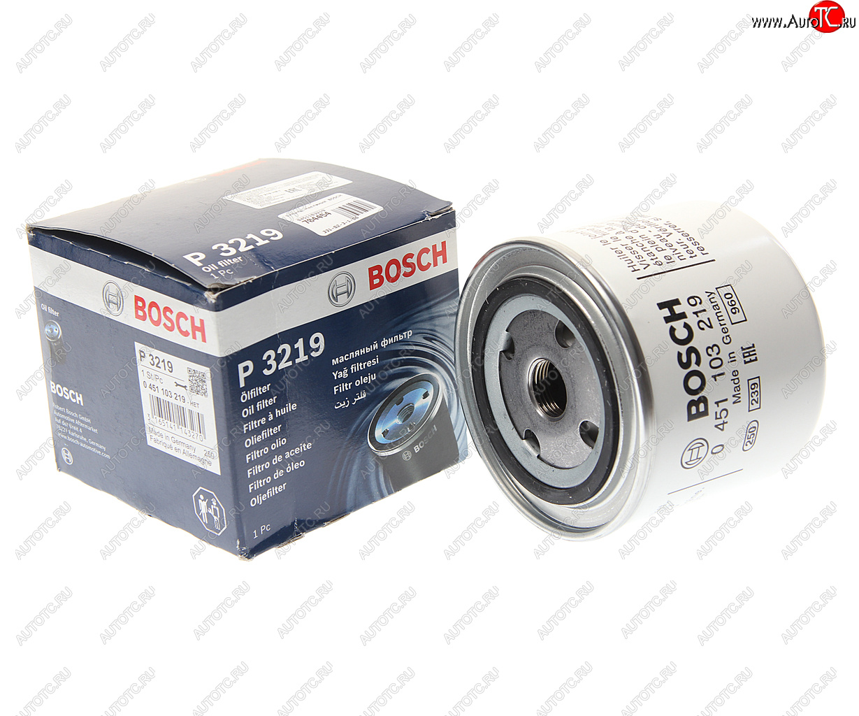 599 р. Фильтр масляный BOSCH BOSCH 0451103219  с доставкой в г. Керчь
