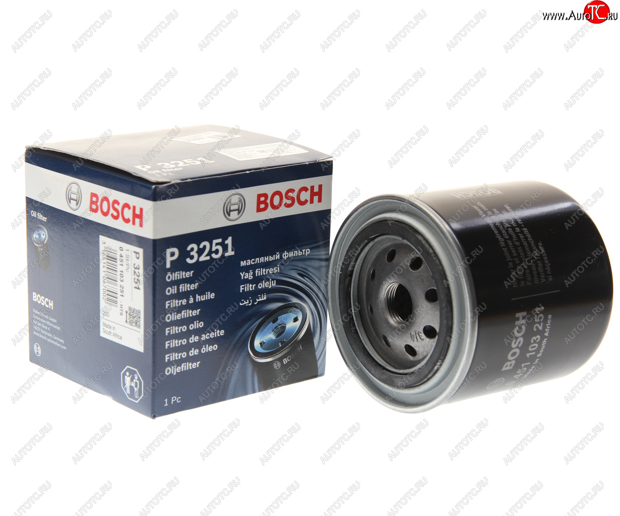 659 р. Фильтр масляный NISSAN Navara,Pathfinder,X-Trail BOSCH BOSCH 0451103251  с доставкой в г. Керчь