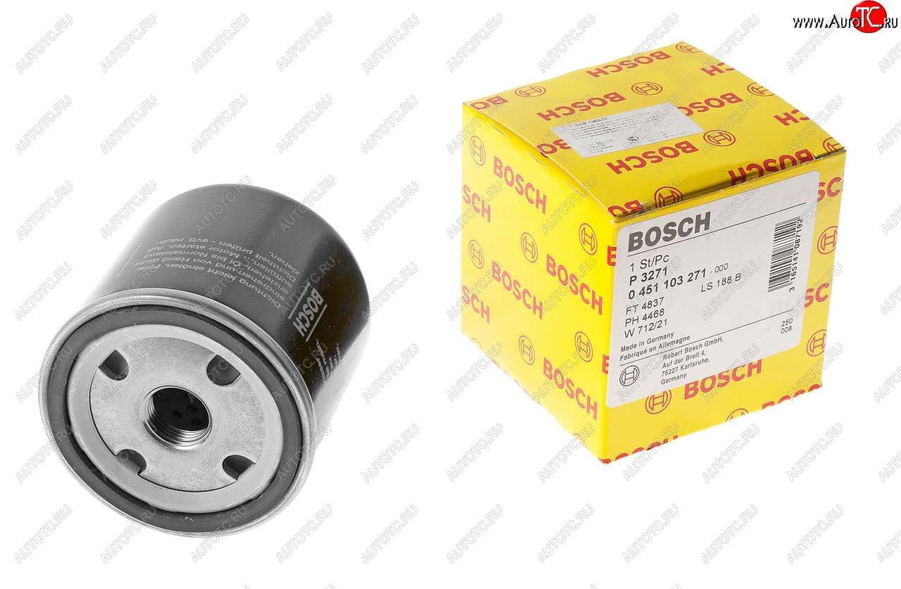 919 р. Фильтр масляный ГАЗ-31105 (дв.CHRYSLER) BOSCH BOSCH 0451103271  с доставкой в г. Керчь
