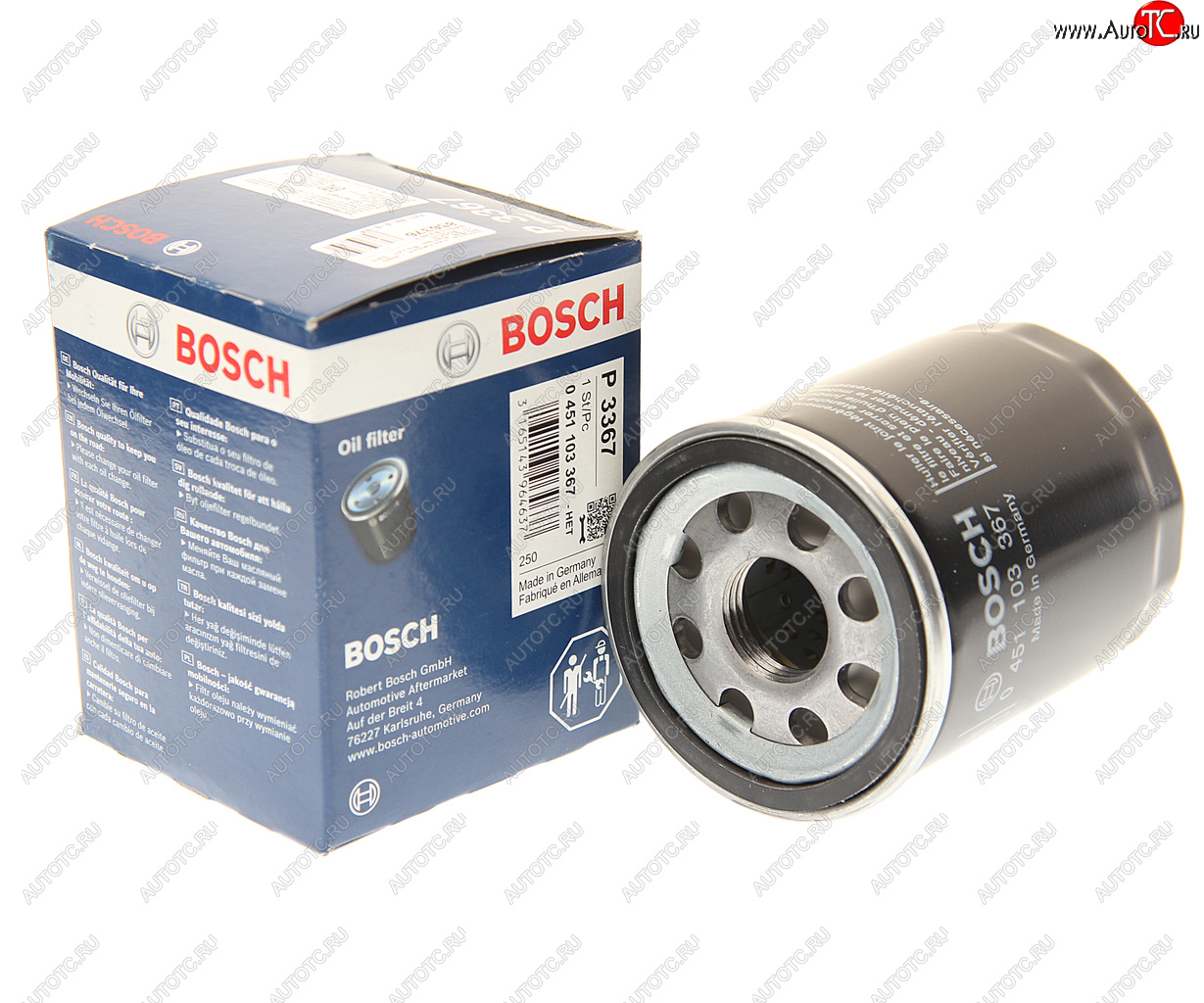 1 649 р. Фильтр масляный LAND ROVER Range Rover Sport BOSCH BOSCH 0451103367 BOSCH 0451103367  с доставкой в г. Керчь