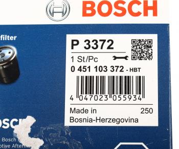 659 р. Фильтр масляный MITSUBISHI Lancer 10 (09-) (1.5) BOSCH BOSCH 0451103372 BOSCH 0451103372  с доставкой в г. Керчь. Увеличить фотографию 4