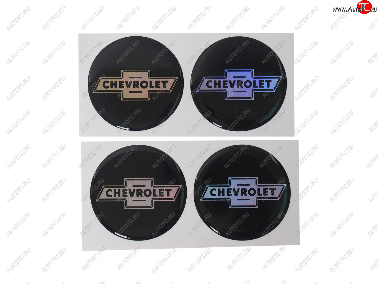 264 р. Эмблема диска колесного CHEVROLET (6см) комплект 4шт. AUTOSTICKERS 04684041728  с доставкой в г. Керчь