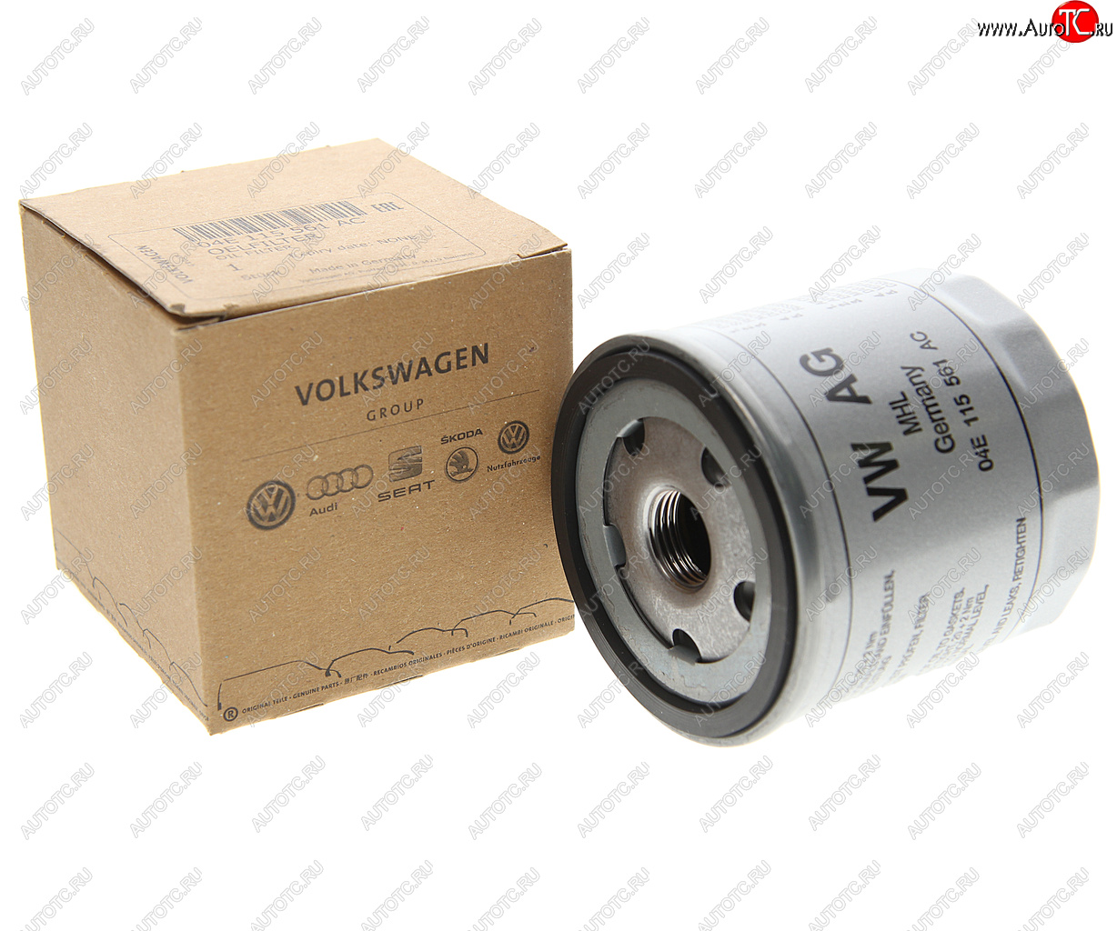 1 299 р. Фильтр масляный VW Golf (12-),Polo (12-) AUDI A3 (12-) SEAT Leon SKODA Octavia OE VAG 04e115561ac  с доставкой в г. Керчь