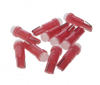 10 р. Лампа светодиодная 12V T5 W2x4.6d COB Red MEGA ELECTRIC MEGA ELECTRIC 05012r  с доставкой в г. Керчь. Увеличить фотографию 1
