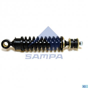 4 599 р. Амортизатор DAF 95XF кабины передний с пружиной (277337 25x40 14x83 OI) SAMPA SAMPA 050.209-01  с доставкой в г. Керчь. Увеличить фотографию 1