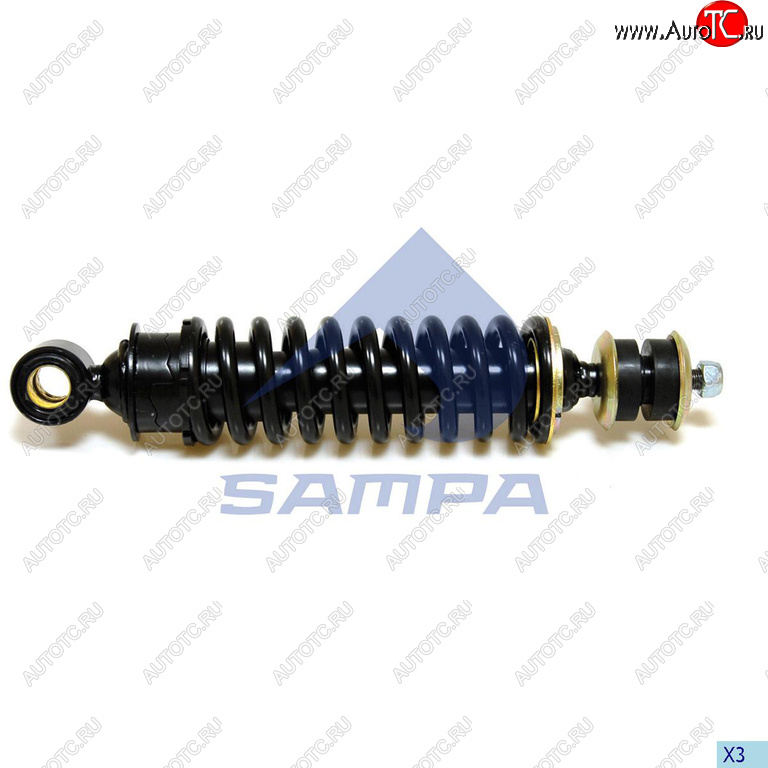 4 599 р. Амортизатор DAF 95XF кабины передний с пружиной (277337 25x40 14x83 OI) SAMPA SAMPA 050.209-01  с доставкой в г. Керчь