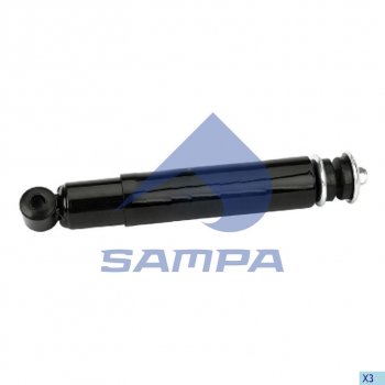4 199 р. Амортизатор DAF CF85,95XF,XF95,105 передний (387637 16x69 20x50 IO) SAMPA SAMPA 050.214-01  с доставкой в г. Керчь. Увеличить фотографию 1