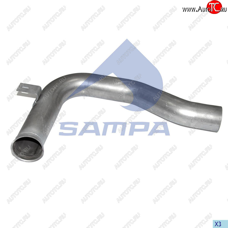 6 849 р. Труба приемная глушителя DAF 95XF SAMPA SAMPA 050.466  с доставкой в г. Керчь