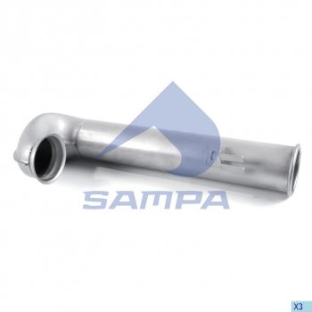 6 999 р. Труба приемная глушителя DAF CF 75 (01-) SAMPA SAMPA 050.486  с доставкой в г. Керчь. Увеличить фотографию 1