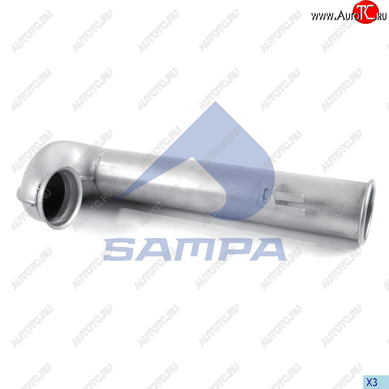6 999 р. Труба приемная глушителя DAF CF 75 (01-) SAMPA SAMPA 050.486  с доставкой в г. Керчь