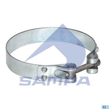 669 р. Хомут глушителя DAF (d=128-132) SAMPA SAMPA 050.488  с доставкой в г. Керчь. Увеличить фотографию 1