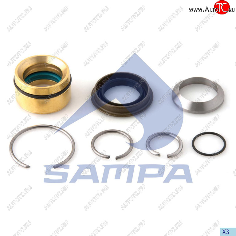 1 289 р. Ремкомплект DAF цилиндра подъема кабины SAMPA SAMPA 050.586  с доставкой в г. Керчь