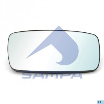 1 429 р. Элемент зеркальный DAF XF105 основной с подогревом левыйправый SAMPA SAMPA 051.129  с доставкой в г. Керчь. Увеличить фотографию 1