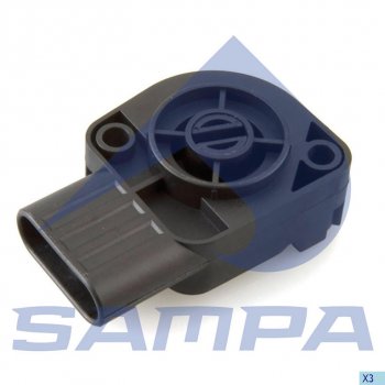 1 359 р. Датчик DAF CF85,75,XF105 положения педали газа SAMPA SAMPA 051.137  с доставкой в г. Керчь. Увеличить фотографию 1