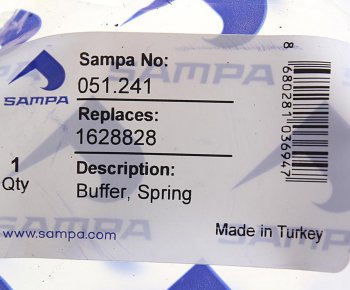 339 р. Отбойник DAF CF,XF рессоры задней SAMPA SAMPA 051.241  с доставкой в г. Керчь. Увеличить фотографию 3